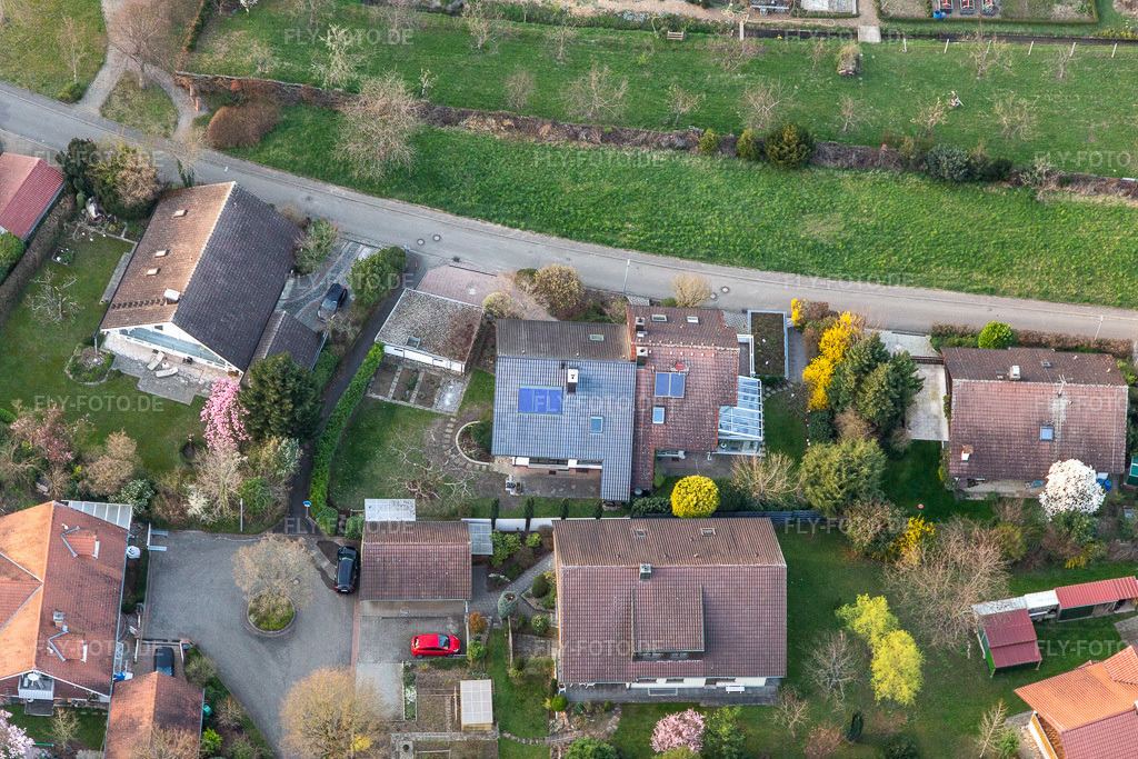Luftbild: Im Ries aus Süden im Ortsteil Fessenbach in Offenburg im Bundesland Baden-Württemberg in Deutschland. Foto: IMG_120414.jpg vom 17.03.2020 durch Werner Riehm/FLY-FOTO.de