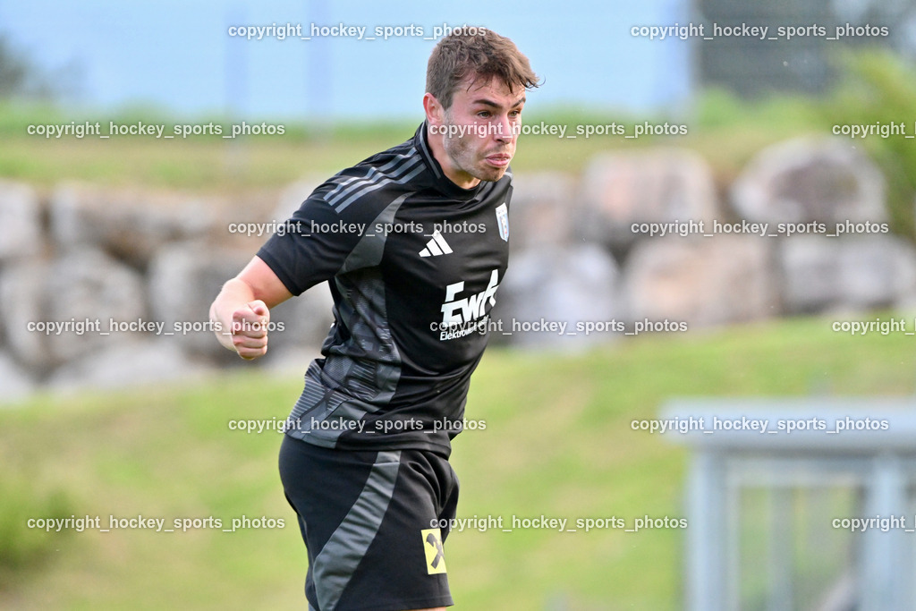 SC Landskron vs. Thal Assling  | #5 Tobias Markus Trojer Thal Assling, SC Landskron vs. Thal Assling , SC Landskron vs. Thal Assling  am 09.08.2024 in Villach (Sportanlage Landskron), Austria, (Photo by Bernd Stefan)