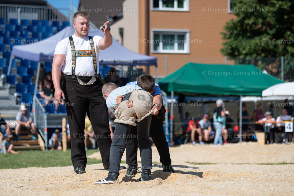 Schwingen -  Appenzeller Kantonal Nachwuchsschwingfest 2023 | Oberegg, 8.7.23, Schwingen - Appenzeller Kantonal Nachwuchsschwingfest.