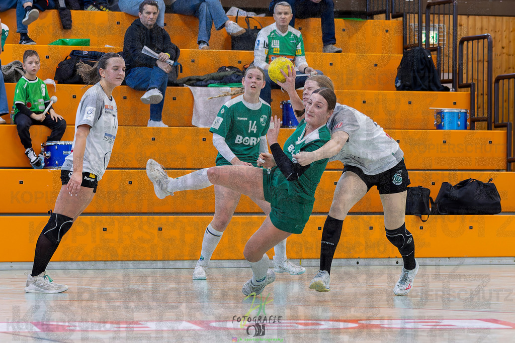Jugendbundesliga wJA, Pokalrunde, HSG Kleenheim/Langgöns - Frisch Auf Göppingen | Jugendbundesliga wJA, Pokalrunde, HSG Kleenheim/Langgöns - Frisch Auf Göppingen am 28.02.2026 in Oberkleen (Weidig-Halle)Photo © 2026 - Jörg Heinrich - Realisiert mit Pictrs.com