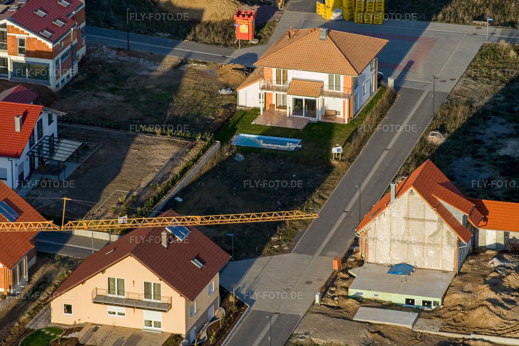 Luftbild: Am Höhenweg in Kandel im Bundesland Rheinland-Pfalz in Deutschland. Foto: IMG_9849.jpg vom 18.03.2008 durch Werner Riehm/FLY-FOTO.de