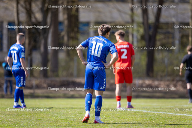 Fußball I Junioren I Saison 2025-2026 I DFB-Nachwuchsliga I 8. Spieltag I JFV Lübeck - 1. FC Magdeburg 182 | Milano Herrmann (10, 1. FC Magdeburg) - Realisiert mit Pictrs.com