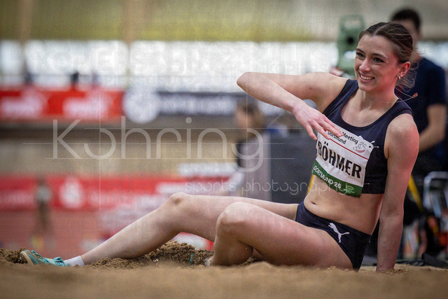 Indoor Meeting Dortmund, 08.02.2026 | DORTMUND, GERMANY - FEBRUARY 8:  Triple jumper Yara Böhmer (Cologne Athletics) during the Indoor Meeting Dortmund at the Helmut-Koernig-Halle on February 8, 2026 in Dortmund, Germany. (Photo by Axel Kohring/Beautiful Sports Int.)