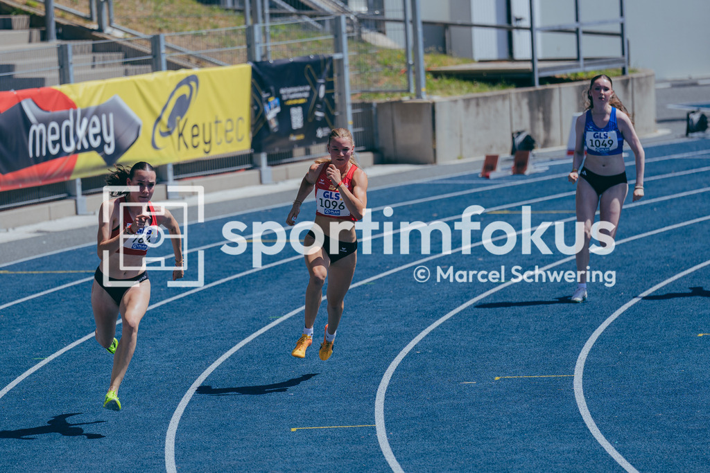 Deutsche Meisterschaften U20 / U16 2026 | Isabella Sophie Chetik, LG Rhein-Wied, 1096, 200-Meter-Lauf, Halbfinale, Deutsche Meisterschaften der U20 &amp; U16 2026, Lohrheidestadion Bochum-Wattenscheid, 12.07.2026. Foto: Marcel Schwering / sportimfokus - Realisiert mit Pictrs.com