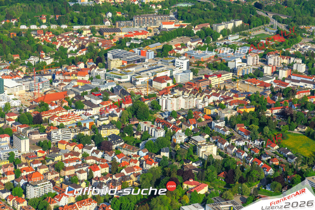 Die Luftaufnahme Staudach - Kempten Allgäu wurde vom UL-Flugzeug (keine Drohne) aus fotografiert.Hohe Druck- Auflösung-die Geschenkidee!