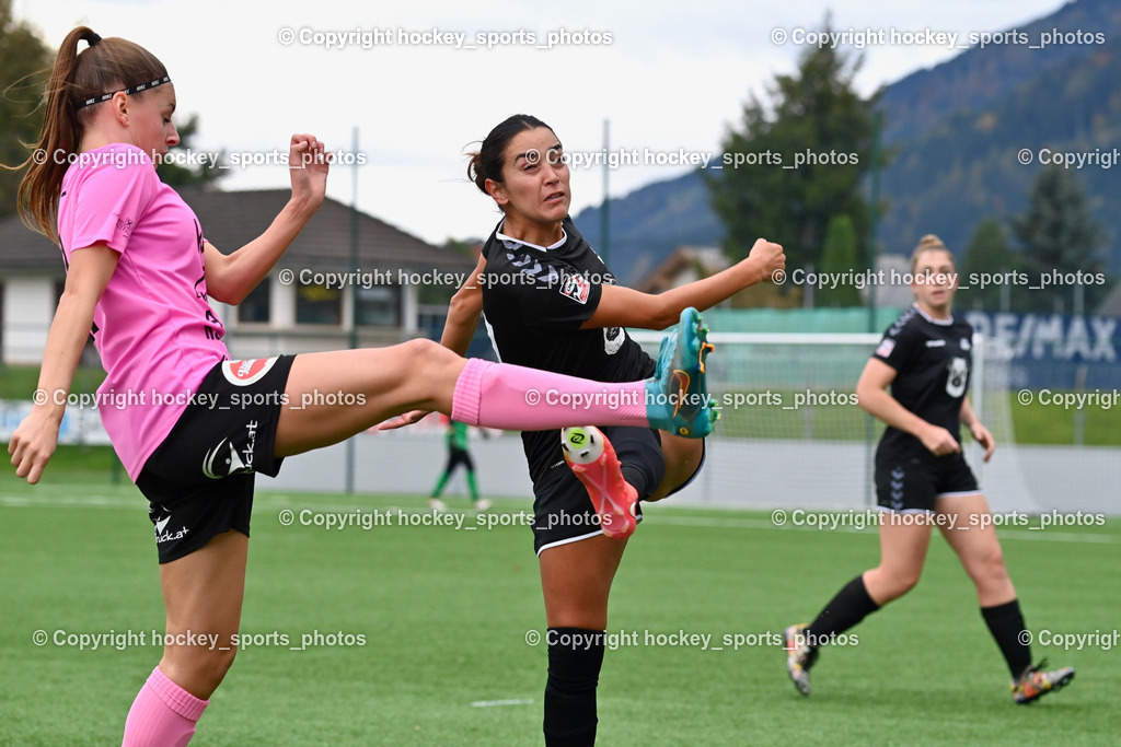 Liwodruck Carinthians Hornets vs. FC Pingau Saalfelden Frauen 29.10.2023  | #21 Julia Starchl, #17 Genesis Soraya Castrellon