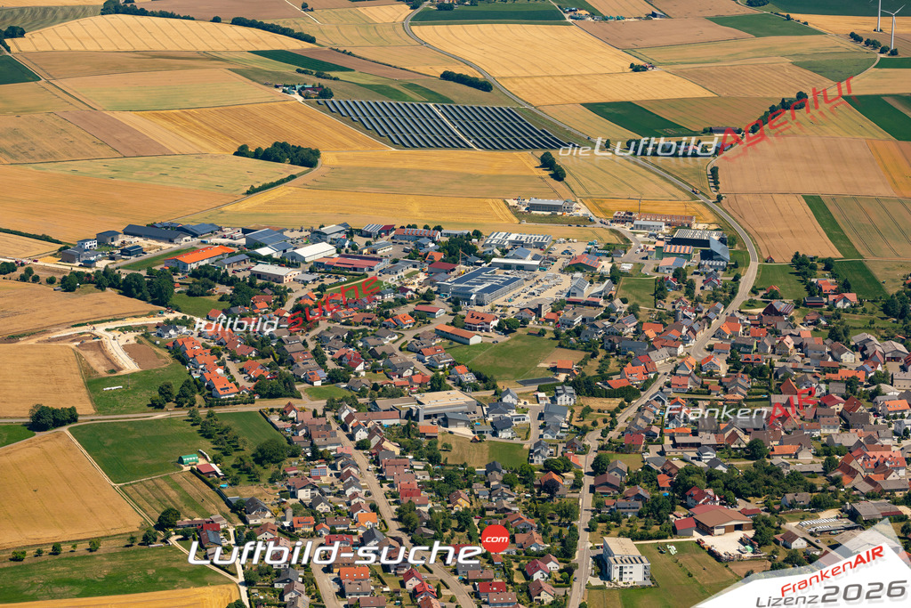 Aktuelles Luftbild von Gewerbegebiet Nellingen - Die Luftaufnahme wurde 2022 mittels UL-Flugzeug erstellt ( keine Drohne ) - hochauflösende Kamera-Systeme von  Canon -Beste Qualität - Für grossformatige Ausdrucke geeignet. Die Geschenkidee !