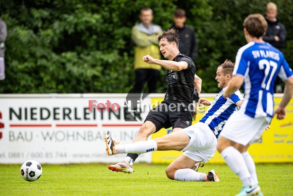 SV Polling gegen SV Planegg-Krailing | Fußball Herren Bezirksliga Oberbayern Süd 2025/26 1. Spieltag, SV Polling gegen SV Planegg-Krailing, 20250727,Tor Felix GRÖTZ-MÜLLER (SV Polling 5), 2025-07-27 in Polling (Sportplatz Polling), Felix GRÖTZ-MÜLLER (SV Polling 5), Copyright: WolfgangxLindner www.foto-lindner.de
