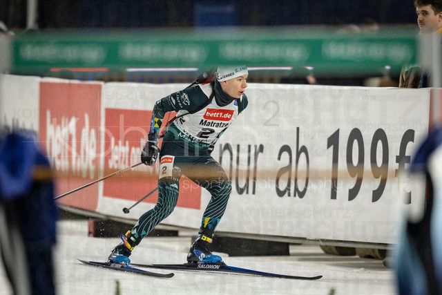 bett1.de WTC Biathlon auf Schalke, 28.12.2025 | Hugo Winter (Team Deutschland) bei der World Team Challenge (bett1.de WTC Biathlon auf Schalke) am 28.12.2025 in der Veltins-Arena in Gelsenkirchen (Deutschland). 