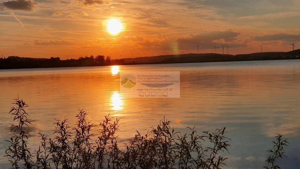 Förmitzspeicher Sonnenuntergang Sommer | Impressionen rund um Hochfranken - Frankenwald - Fichtelgebirge - Realisiert mit Pictrs.com