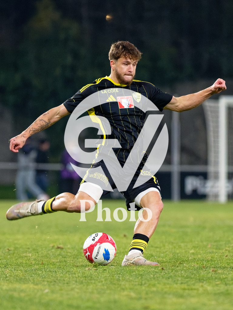 Coupe Suisse - 1/8 de finale - FC Stade Nyonnais v Neuchatel Xamax |  during the Coupe Suisse - 1/8 de finale match between FC Stade Nyonnais and Neuchatel Xamax at Centre sportif de Colovray in Nyon, Switzerland