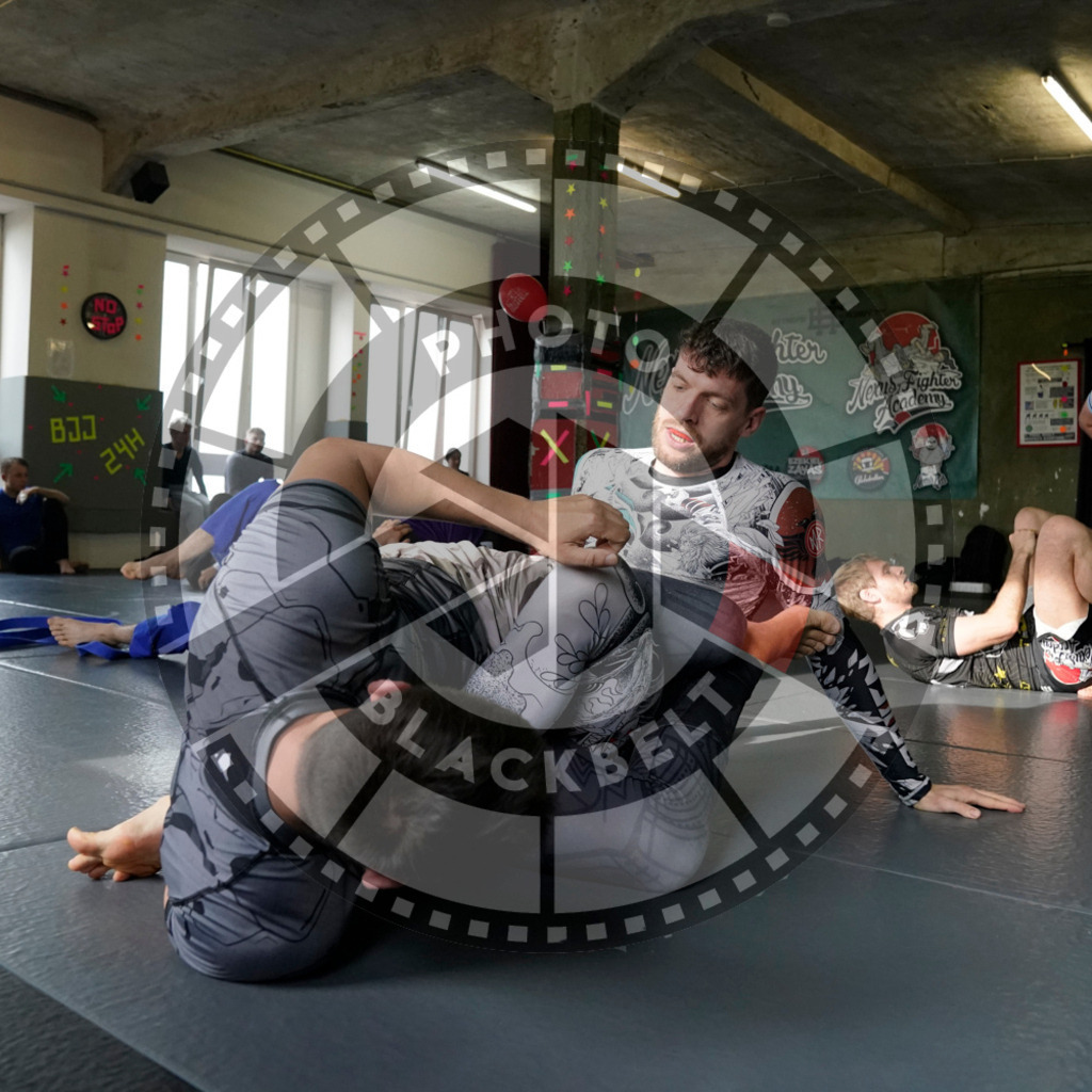 20240413PBB6647 | Fighters compete during the Grapplethon 24hours of rolling for a reason in Hamburg, Germany, on April 13, 2024.