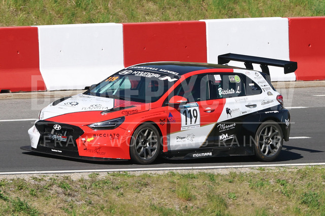 FIA European Hill Climb Championship – Rechberg 2026 | FIA European Hill Climb Championship at Rechberg, held from 24 to 26 April 2026 near Tulwitz, Styria, Austria. The image shows Lukas BICCIATO (ITA) Hyundai i30 N TCR.
