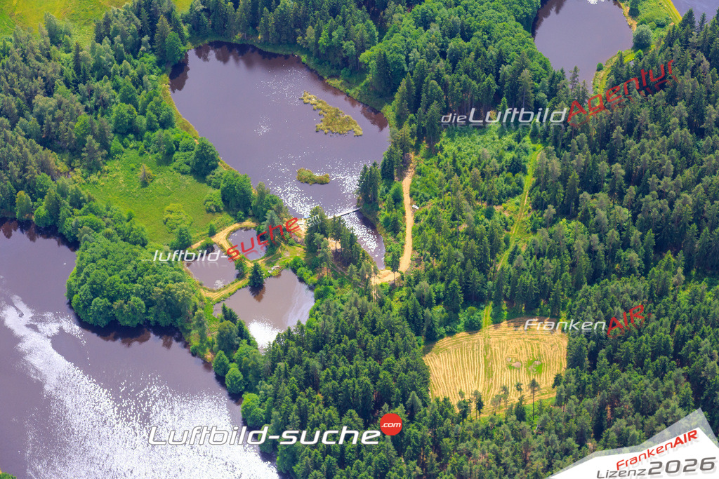 Die Luftaufnahme der Stadt Wunsiedel wurde vom UL-Flugzeug heraus erstellt ( keine Drohne )- hohe Auflösung für beste Qualität