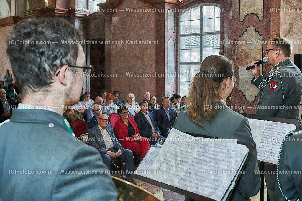 ALS1448_XXXIX-Chopin-Festival_Ausklang_Obendrauf Adolf | (C)FotoLois.com, Alois Spandl, XXXIX. internationales CHOPIN-Festival in der Kartause Gaming, AUSKLANG in der Barockbibliothek mit der Militärmusik Niederösterreich unter der Leitung von Militärkapellmeister Oberst Adolf Obendrauf, So 6. August 2023.
