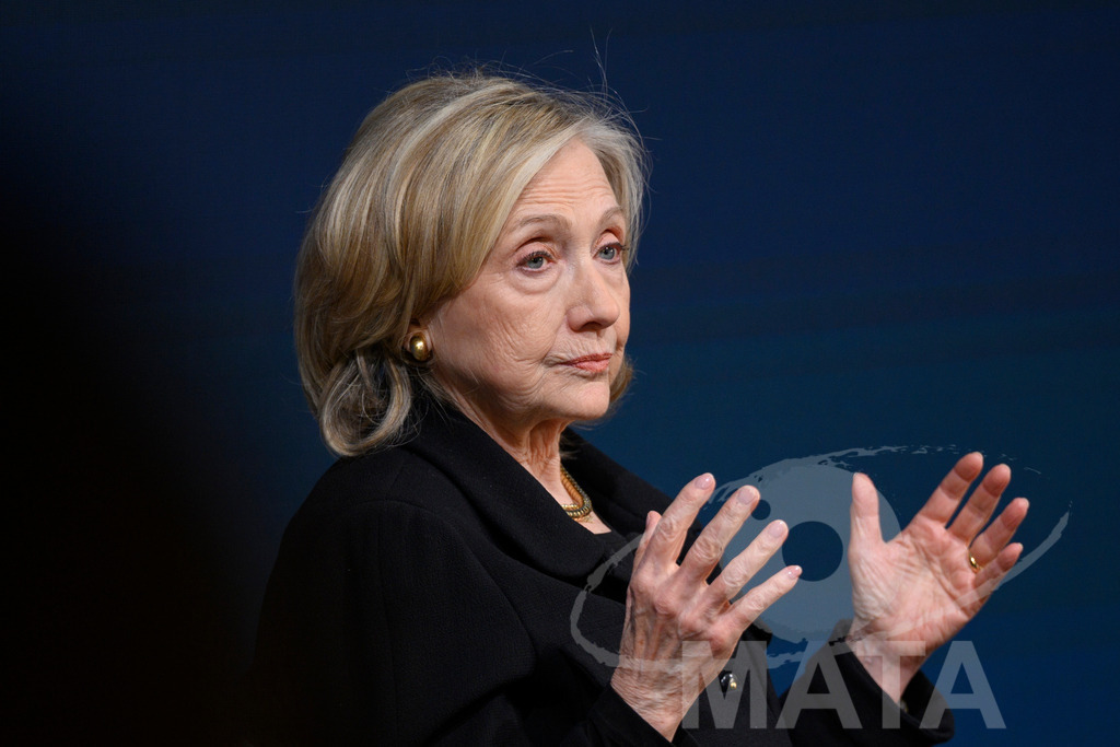 _DWI3053 | Die US-Politikerin Hillary Clinton auf der Veranstaltung Bridging Scholarship and Statecraft im Rahmen der Münchner Sicherheitskonferenz 2026. München, 13.02.2026 Bayern Deutschland  - Realisiert mit Pictrs.com