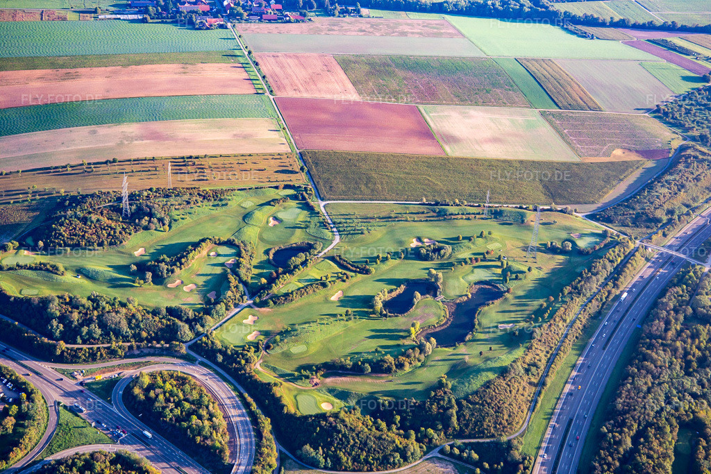 Luftbild: Golfclub Schloss Monrepos im Ortsteil Eglosheim in Ludwigsburg im Bundesland Baden-Württemberg in Deutschland. Foto: IMG_138498.jpg vom 16.09.2023 durch Werner Riehm/FLY-FOTO.deGolfclub Schloss Monrepos