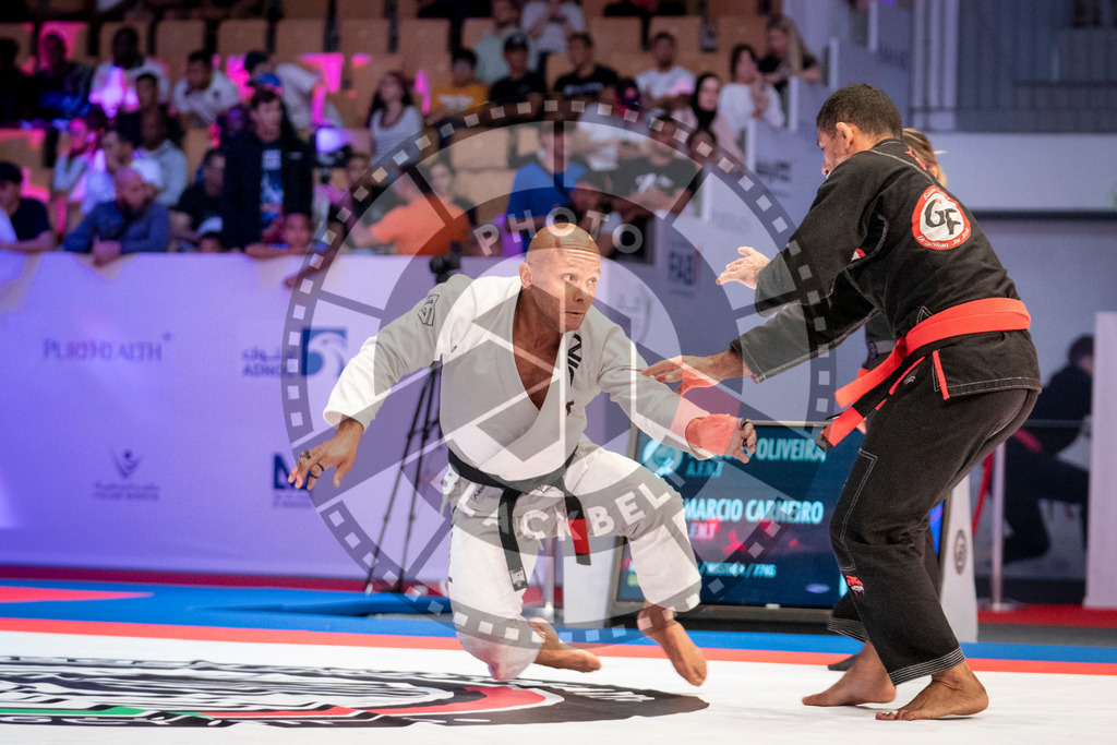 20231107PBB5967 | Fighters compete during the AJP World Master Championship in the Mubadala Arena in Abu Dhabi, Arab United Emirates, on November 7, 2023.