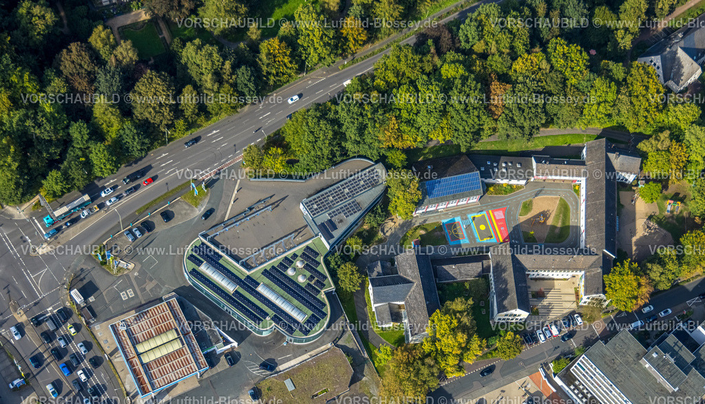 Kreuztal230911863 | Luftbild, Grundschule am Dreslers Park, Best Carwash Autowäsche, Kreuztal, Siegerland, Nordrhein-Westfalen, Deutschland