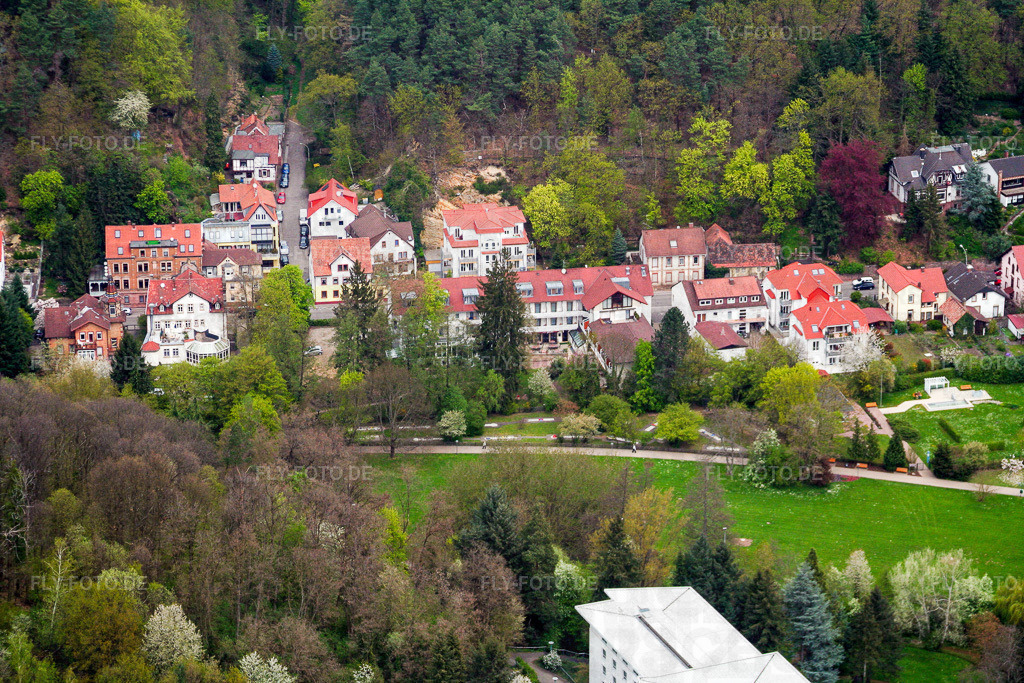 Villen im Wohngebiet einer Einfamilienhaus- Siedlung Kurtalstraße | Luftbild: Villen im Wohngebiet einer Einfamilienhaus- Siedlung Kurtalstraße in Bad Bergzabern im Bundesland Rheinland-Pfalz in Deutschland. Foto: IMG_1725.jpg vom 01.05.2006 durch Werner Riehm/FLY-FOTO.de - Realisiert mit Pictrs.com