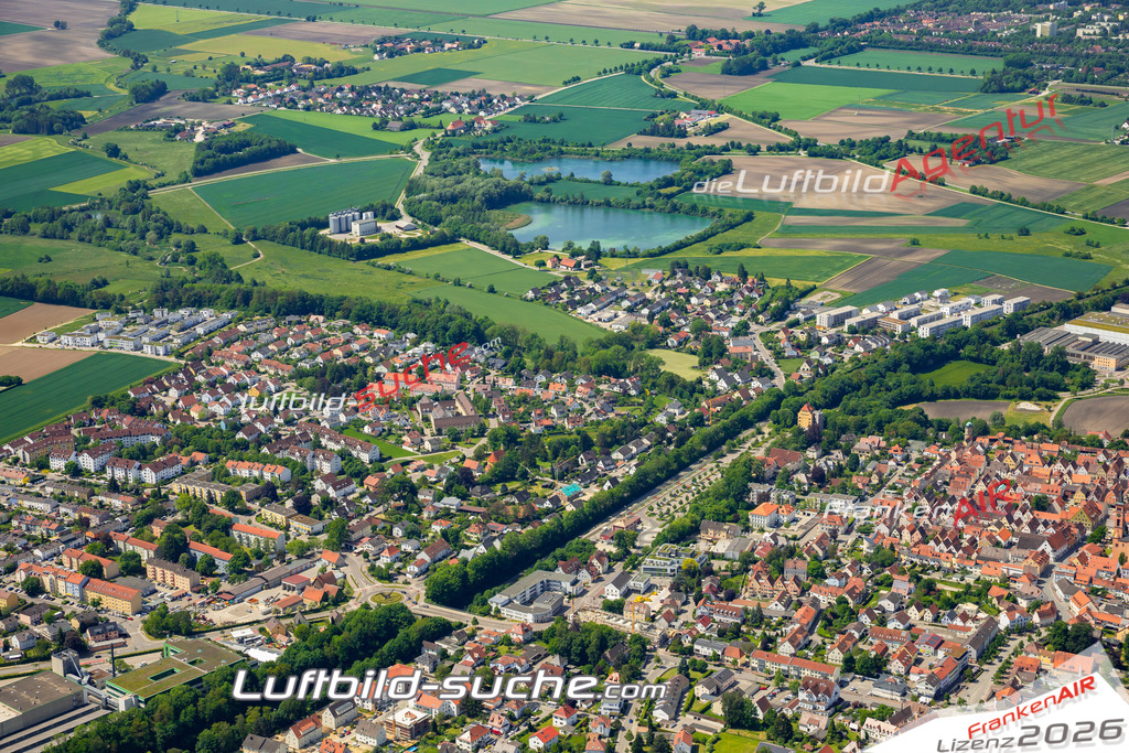 Das Luftbild zeigt  Friedberg - Die Luftaufnahme wurde 2023 vom UL-Flugzeug aus erstellt ( keine Drohne ) - Hochauflösende Luftaufnahme - Für grossformatige Ausdrucke geeignet. Die Geschenkidee !Mit Lizenz und Bildrechte bestellbar