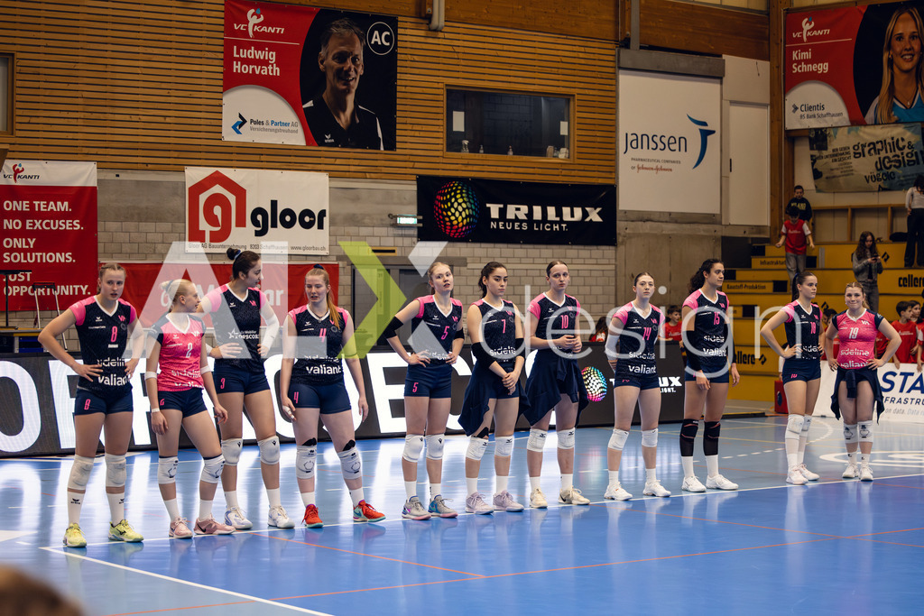 Volleyball I Frauen I Saison 2025-2026 I Volleyball NLA | Women I Round 14 I VC Kanti Schaffhausen - NLZ Volleyball Academy Zürich I 16.01.2026 | NLZ Volleyball Academy - Team - Realisiert mit Pictrs.com