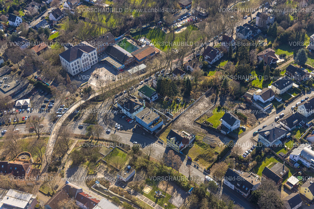 Unna230213977 | Luftbild, Katharinenschule und Freibad Bornekamp, Unna, Ruhrgebiet, Nordrhein-Westfalen, Deutschland