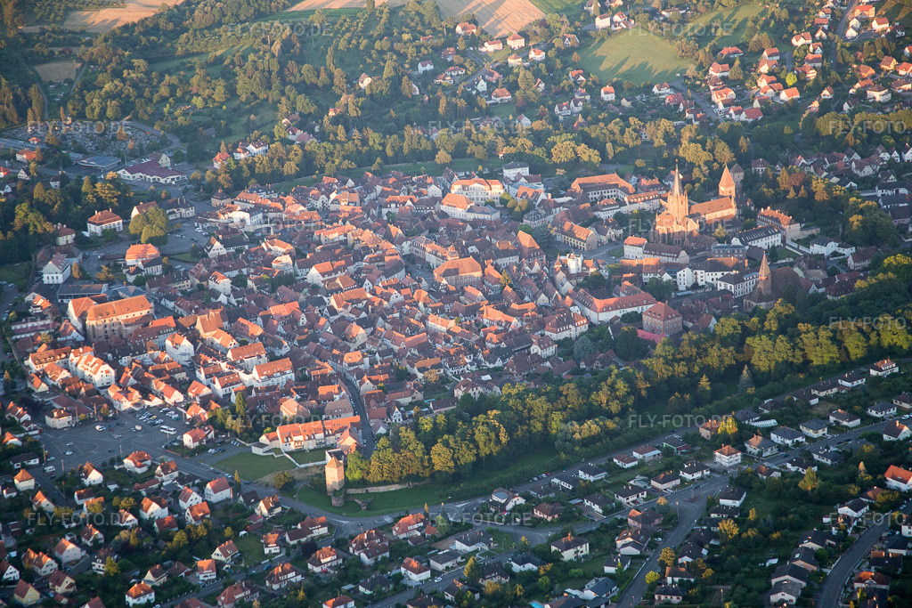 Luftbild: Wissembourg von Nordosten in Schweighofen im Bundesland Rheinland-Pfalz in Deutschland.Foto: IMG_091529.jpg vom 10.07.2016 durch Werner Riehm/FLY-FOTO.deAuflösung des Originals: 5472 x 3648 px