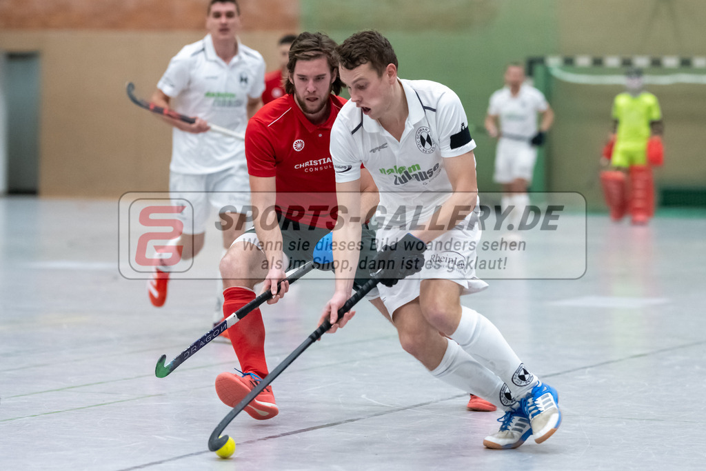 SFE_20230115_0151 | 1. Bundesliga Hockey Herren Schwarz-Weiss Neuss - Crefelder HTC am 15.01.2023 in  (Sporthalle Jahnerstrasse), Photo: Stephan Fehrmann 2022 (Sports-Gallery),Kossol Timo ( Crefelder HTC #3 )