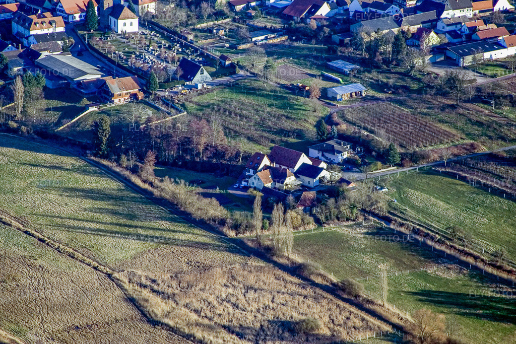Luftbild: Windener Mühle in Winden im Bundesland Rheinland-Pfalz in Deutschland. Foto: IMG_9301.jpg vom 09.02.2008 durch Werner Riehm/FLY-FOTO.de