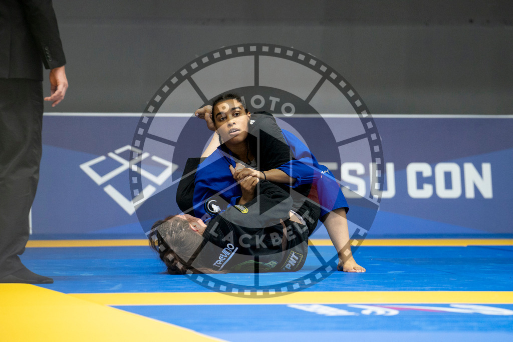 20240124PBB01740 | Fighters compete during the second day of the IBJJF European Championship in Paris, France, on January 24, 2024.