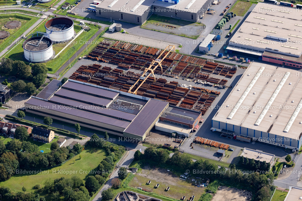 Luftbild Duisburg Hoberg _ Driesch Stahlroh  439A5242 | Luftbildfotografie und Luftbildfotograf Hermann Klöpper - Realisiert mit Pictrs.com