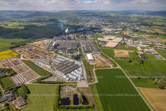 Brilon240503559 | Luftbild, Egger Holzwerkstoffe Brilon GmbH, Brilon, Sauerland, Nordrhein-Westfalen, Deutschland
