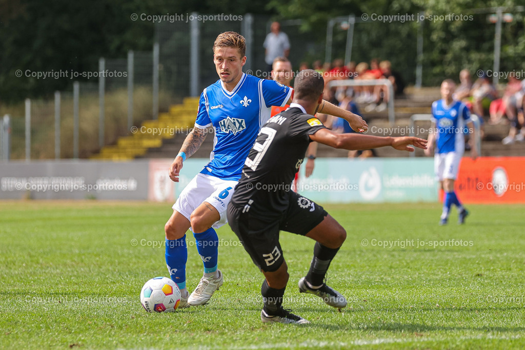 Giessen_Darmstadt (205) | 16.07.2023; Testspiel; Waldstadion Gießen; FC Gießen - SV Darmstadt 98; Ergebnis: 2:0 (0:0)