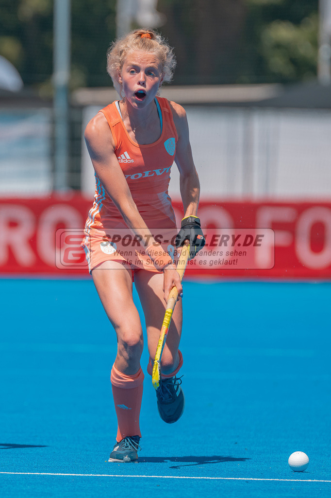 HK_20230711_101133 | Euro Hockey WU18 Spain vs Netherlands Championship Girls &amp; Boys am 11.7.2023 CHTC , Krefeld ,