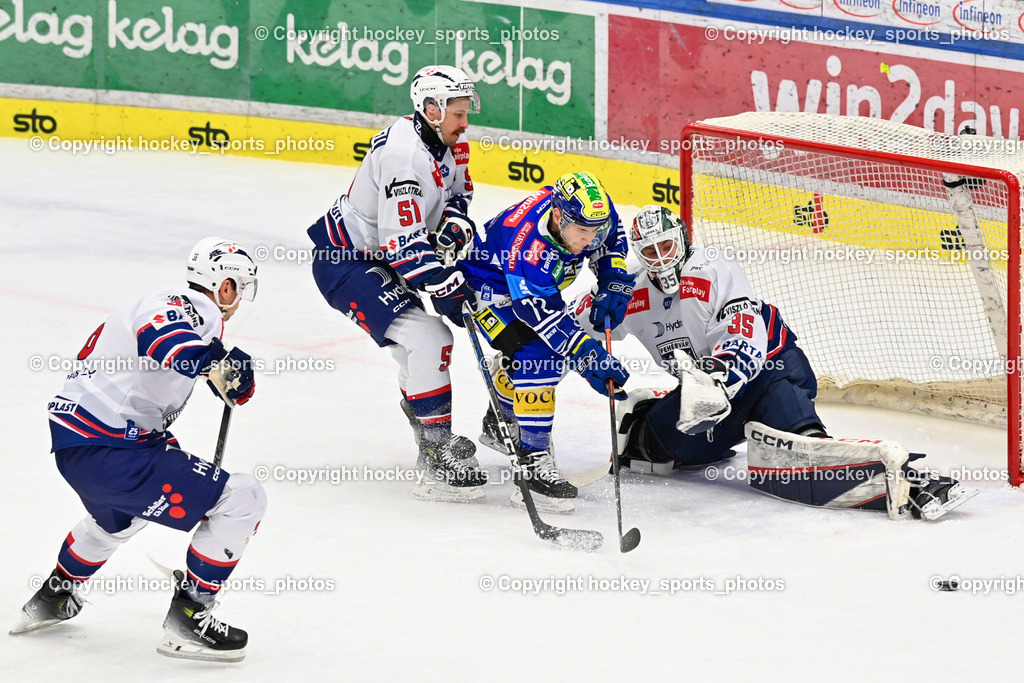 EC IDM WÄRMEPUMPEN VSV vs. HYDRO FEHERVAR AV 19 | #51 Campbell Timothy HYDRO FEHERVAR, #72 HUGHES John EC VSV, #35 Horvath Dominik HYDRO FEHERVAR, EC IDM WÄRMEPUMPEN VSV vs. HYDRO FEHERVAR AV 19, EC IDM WÄRMEPUMPEN VSV vs. HYDRO FEHERVAR AV 19 am 20.11.2024 in Villach (Stadthalle Villach), Austria, (Photo by Bernd Stefan)