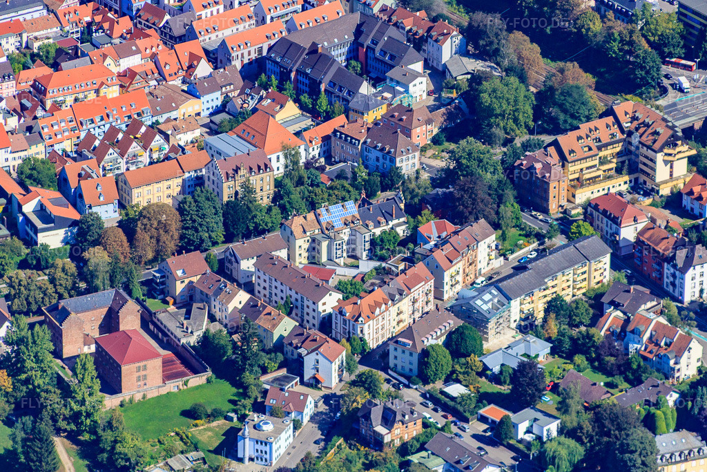 Luftbild: Stegemattstr in Offenburg im Bundesland Baden-Württemberg in Deutschland. Foto: IMG_20824.jpg vom 31.08.2009 durch Werner Riehm/FLY-FOTO.de