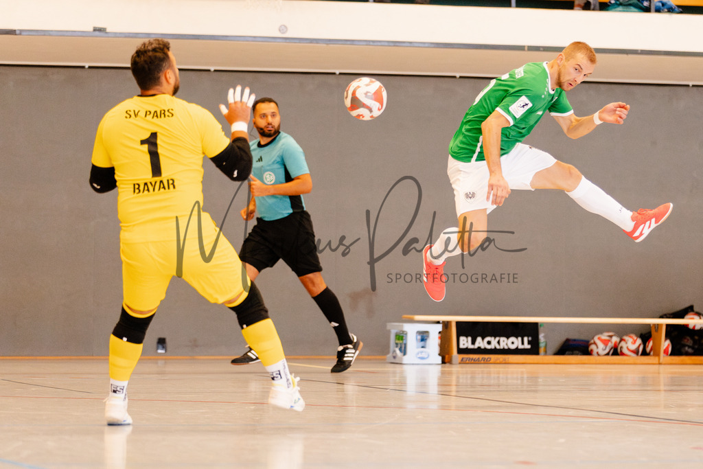 Futsal-Bundesliga, Saison 2025/2026, 4. Spieltag: SC Preußen Münster - SV Pars Neu-Isenburg | Futsal-Bundesliga, Saison 2025/2026, 4. Spieltag, SC Preußen Münster empfängt SV Pars Neu-Isenburg in der Universitäts-Sporthalle in Münster. Foto: sportfotografie.ms | Markus Paletta - Realisiert mit Pictrs.com