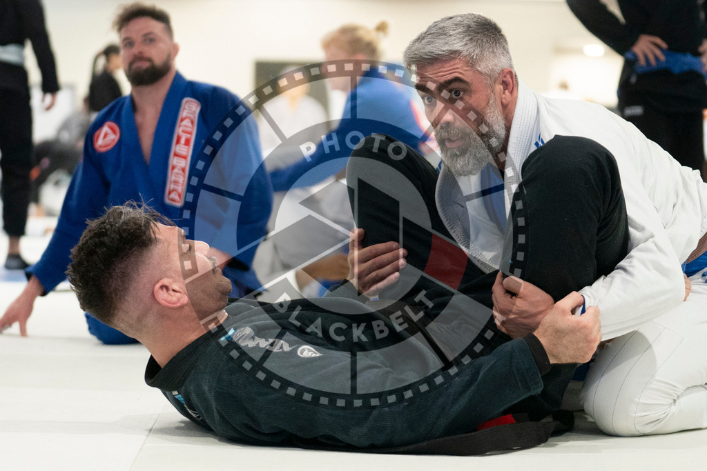 20240119PBB0785 | Fighters compete during the IBJJF European Championship in Paris, France, on January 19, 2024.