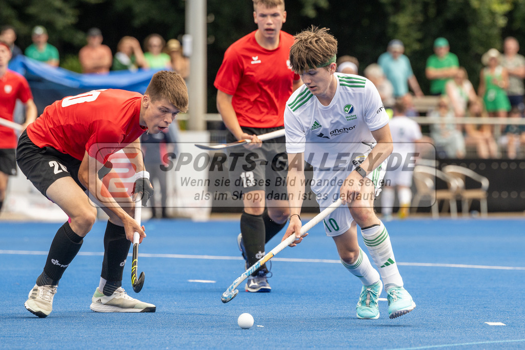 SFE_20230715_0033 | EuroHockey EM U18 Boys Ireland vs Poland am 15.07.2023 in Krefeld (Gerd-Wellen-Hockeyanlage), Photo: Stephan Fehrmann 2023 (Sports-Gallery)