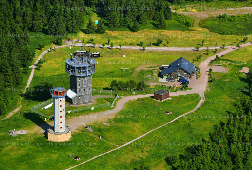 3301702 | Aussichtsturm, Sendeturm und Neue Gehlberger Hütte am Schneekopf, Thüringer Wald