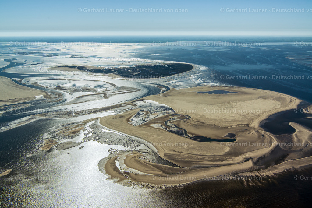 3801465 | Wattstrukturen bei Memmert, Niedersächsisches Wattenmeer