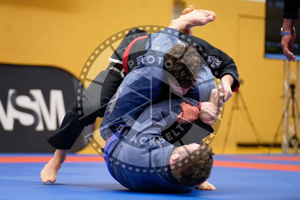 20240203PBB05783 | Fighters compete during the Brazilian Jiu-Jitsu Championship of the AJP Tour in Maintal by Frankfurt am Main, Germany, on February 2, 2024.