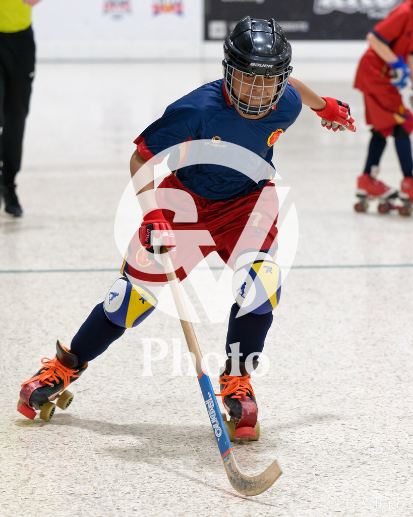 U13  - Geneve RHC v HC Munsingen W  |  during the U13  match between Geneve RHC and HC Munsingen W  at Centre sportif de la queue d'arve in Geneve, Switzerland
