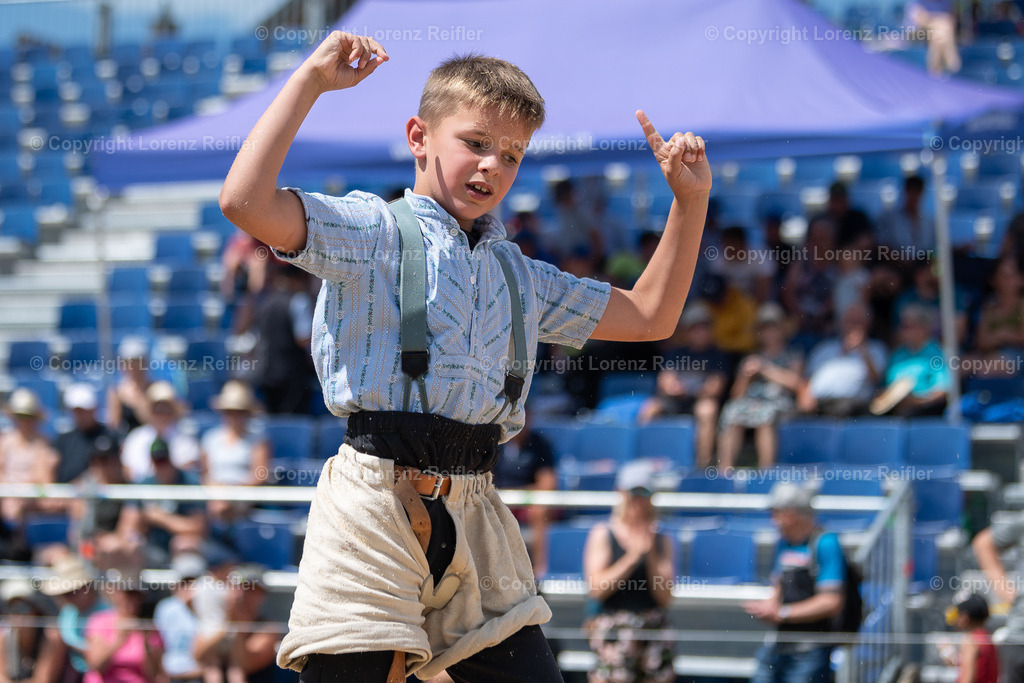 Schwingen -  Appenzeller Kantonal Nachwuchsschwingfest 2023 | Oberegg, 8.7.23, Schwingen - Appenzeller Kantonal Nachwuchsschwingfest.