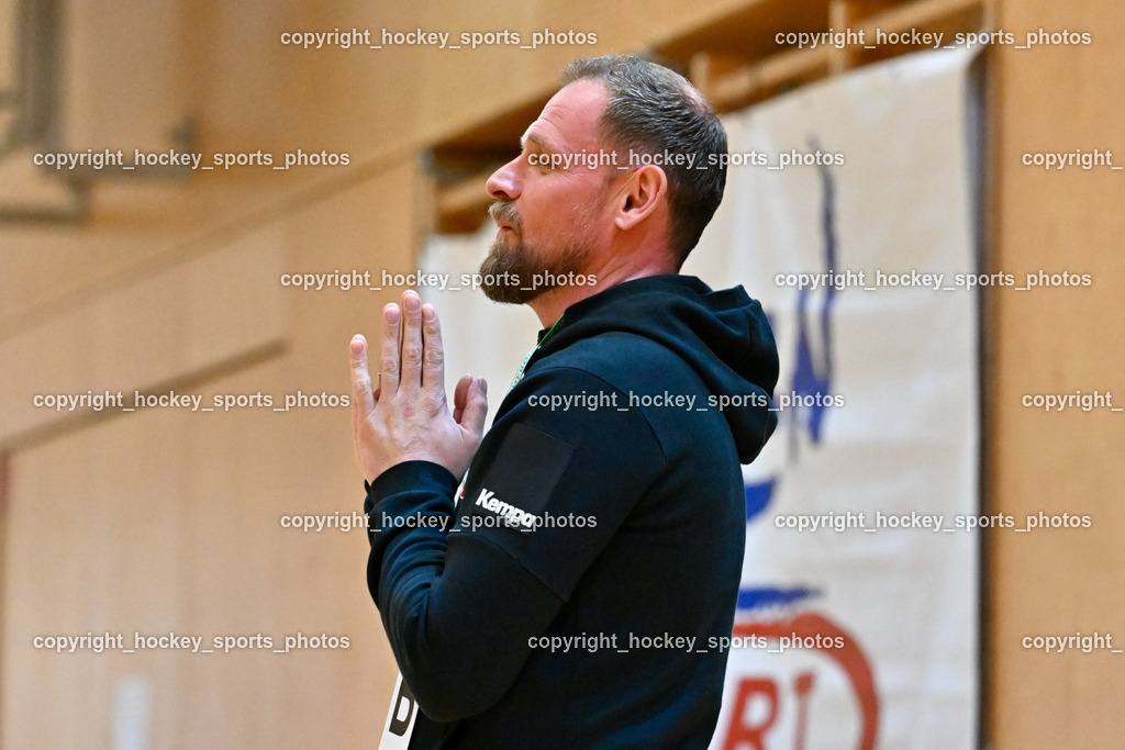 SC Ferlach vs. ALPLA HC Hard 2.3.2024 | Headcoach HC Hard JONSSON Hannes Jon, SC Ferlach vs. ALPLA HC Hard 2.3.2024, SC Ferlach vs. ALPLA HC Hard am 02.03.2024 in Ferlach (Ballspielhalle Ferlach), Austria, (Photo by Bernd Stefan)