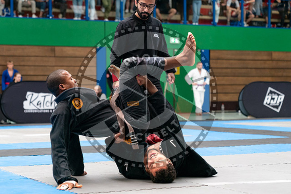 20230826PBB55902 | Fighters compete during the AJP INTLPRO BJJ and grappling competition in Hamburg, Germany, on August 26 2023.