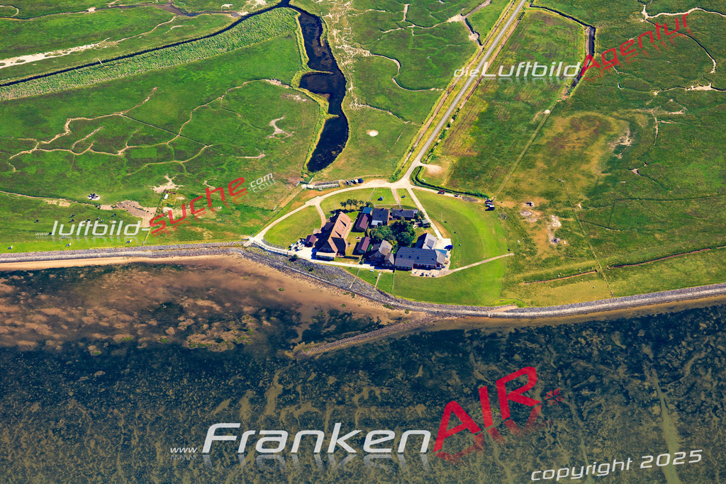 aktuelles Luftbild von Mayenswarf Langness - Luftaufnahme wurde 2018 von https://frankenair.de mittels Flugzeug (keine Drohne) erstellt.