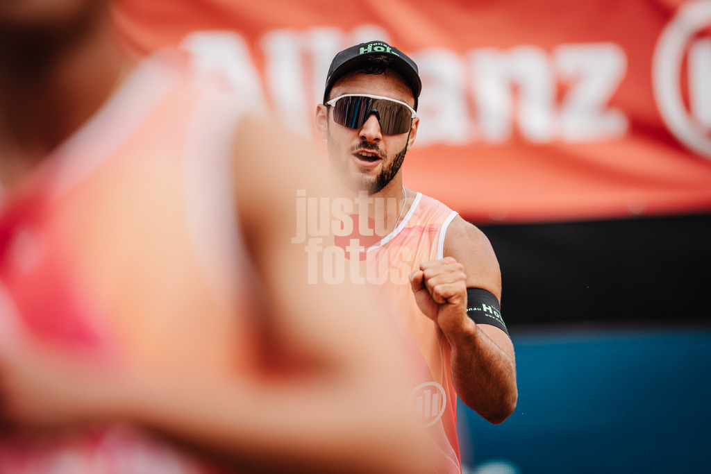 Beachvolleyball | Männer | Allianz German Beach Tour 2025 | Tourstop München | 04.07.2025 | Kim Huber