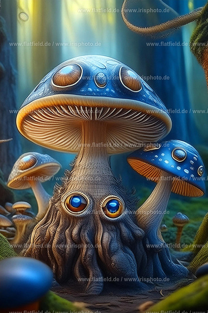 Magische Pilze 3 | Digital Art | Digitale Kunst